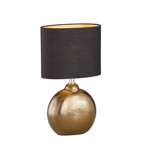  Fischer & Honsel Fischer & Honsel Foro Table Lamp, Bronze/black, Height 39 Cm 