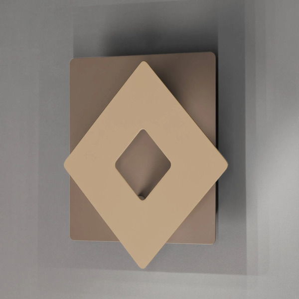  Fischer & Honsel Fischer & Honsel Hennes Led Wall Light, Width 18 Cm, Greige/sand 