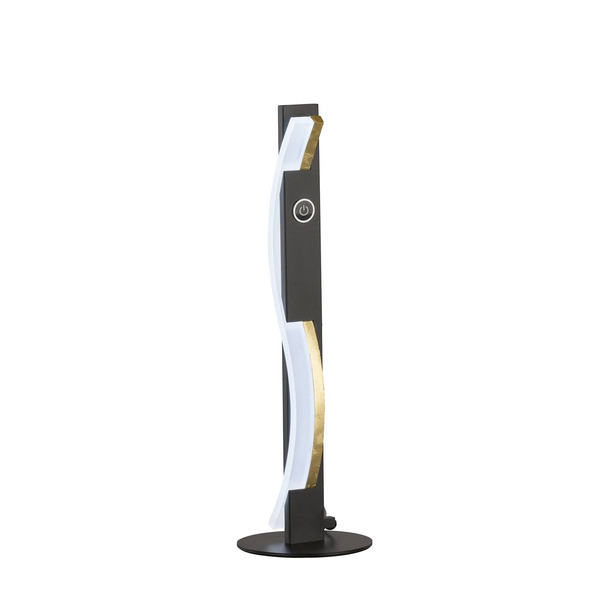  Fischer & Honsel Fischer & Honsel Led Table Lamp Bridge Gesture Sensor Dimmable Cct Black 