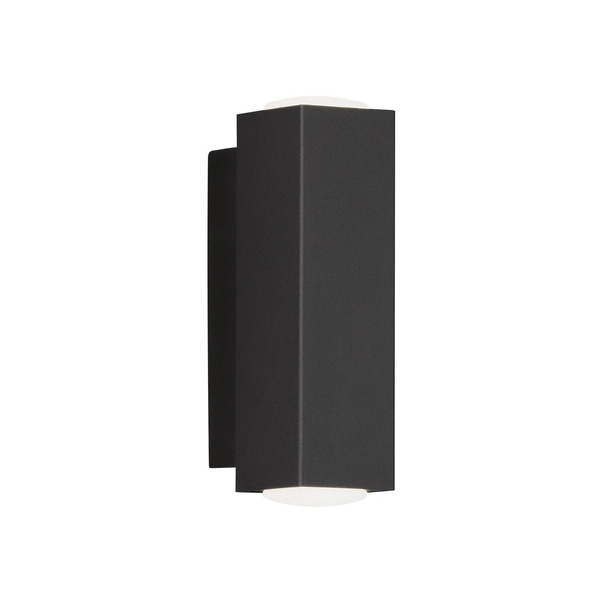  Fischer & Honsel Fischer & Honsel Led Wall Light Carlo, Rectangular, Up/down Black 