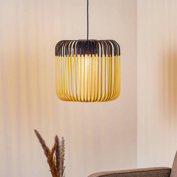  Forestier Forestier Bamboo M Hanging Light, ø 45 Cm, Black 