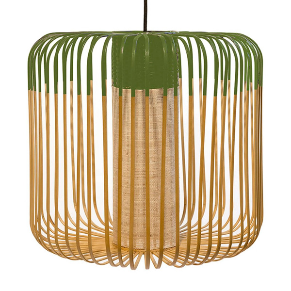  Forestier Forestier Bamboo M Hanging Light, ø 45 Cm, Green 