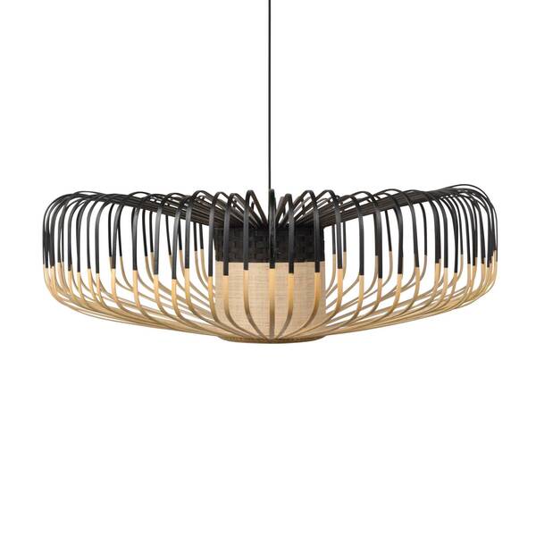  Forestier Forestier Bamboo Up Xxl Hanging Light, Black 