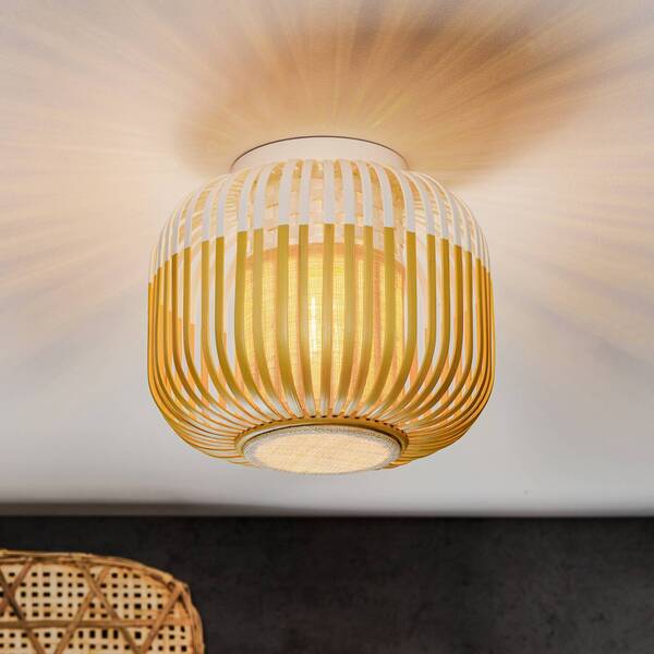  Forestier Forestier Bamboo Xs Ceiling Light, ø 27 Cm, White 
