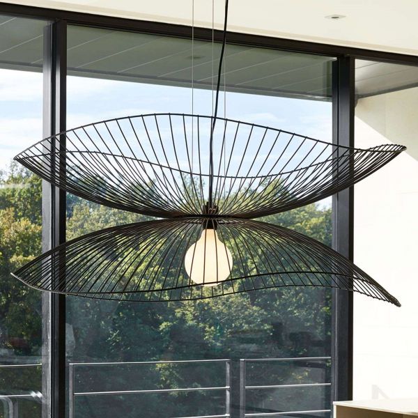  Forestier Forestier Libellule L Pendant Lamp, 100 cm, Black 