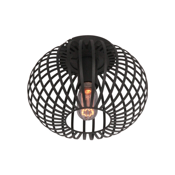  Freelight Freelight Aglio Ceiling Lamp, ø 25 Cm, Black, Metal 