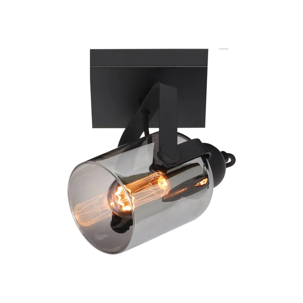  Freelight Freelight Fumoso Downlight, Length 13.5 Cm, Black/smoke Grey 