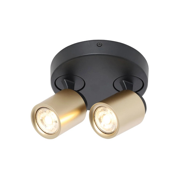  Freelight Freelight Razza Downlight, Black/gold, ø 26.5 Cm, 2-bulb. 