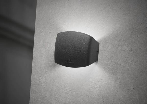  Fumagalli Fumagalli Outdoor Wall Light Abram Black/clear, 16 Cm, R7s Cct, Up/down 