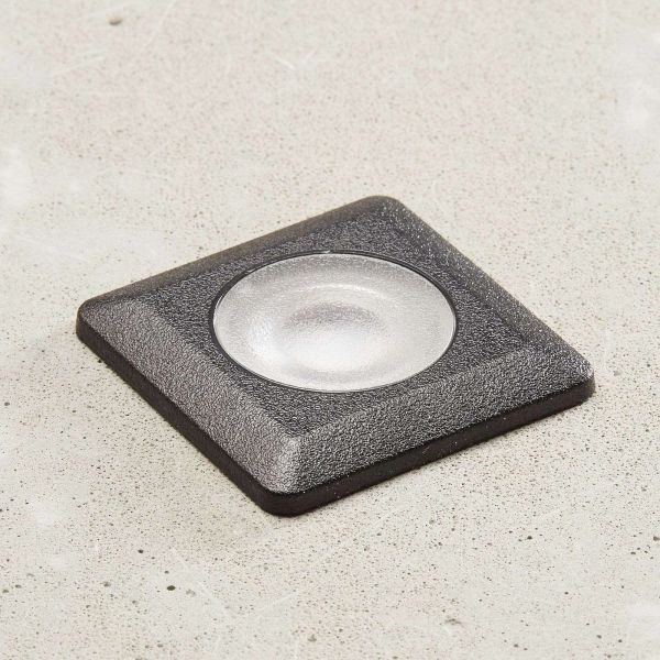  Fumagalli Fumagalli Teresa Recessed Light Angular Black/frosted 3,000k 