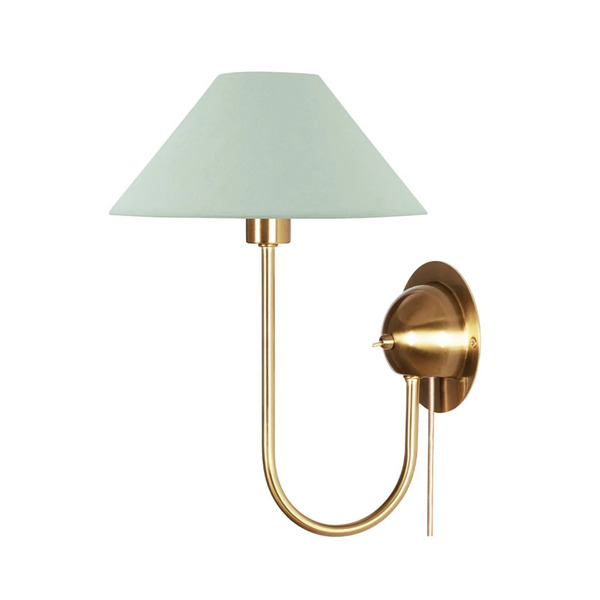  Globen Lighting Globen Lighting Iris Wall Light, Green, Height 32 Cm 