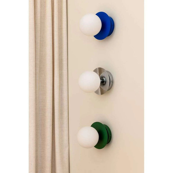  Globen Lighting Globen Lighting Wall Lamp Art Deco, Green/white, ø 16 Cm, Ip44 