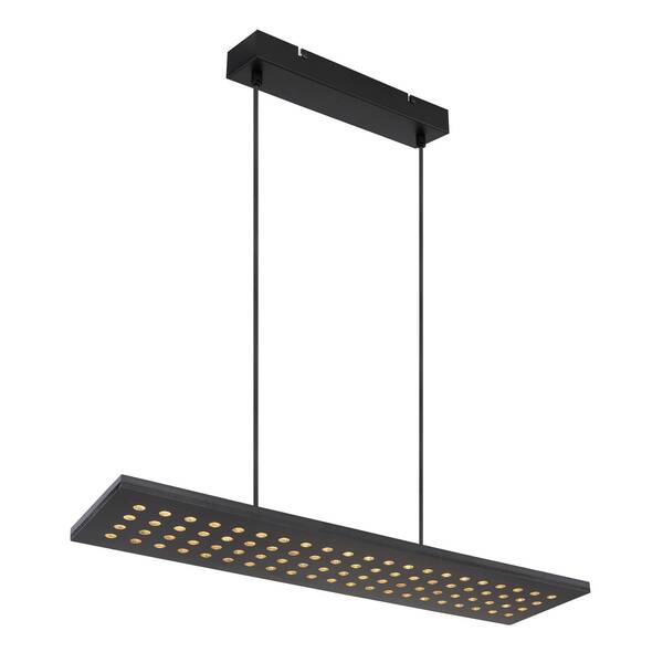  Globo Globo Dolores Led Hanging Light, Matt Black/black 