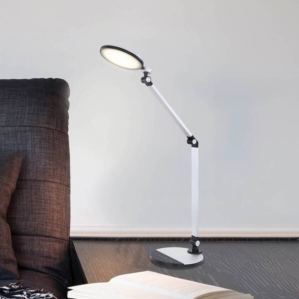  Globo Globo Konsti Led Table Lamp, Height 90 Cm, Black/silver-coloured, Cct 