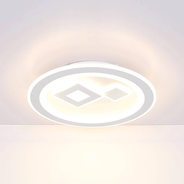  Globo Globo Led Ceiling Lamp Valeria, Cct Function, Round 