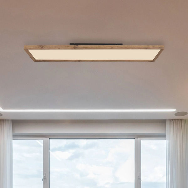  Globo Globo Led Ceiling Light Cinderella Wood Cct 120 X 30 Cm 