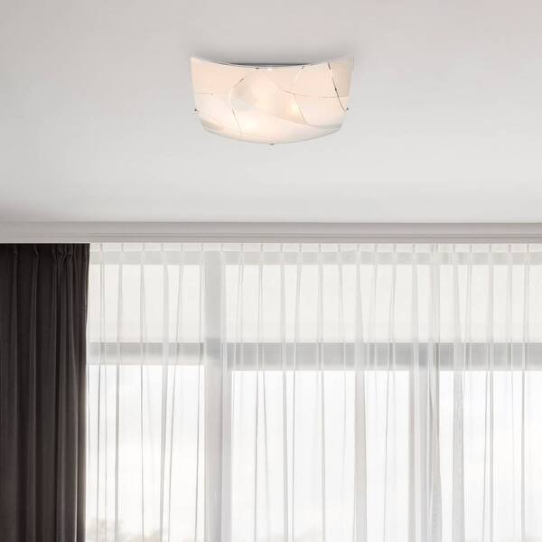  Globo Globo Paranja Ceiling Light, Angular, 30x30cm, Patterned 