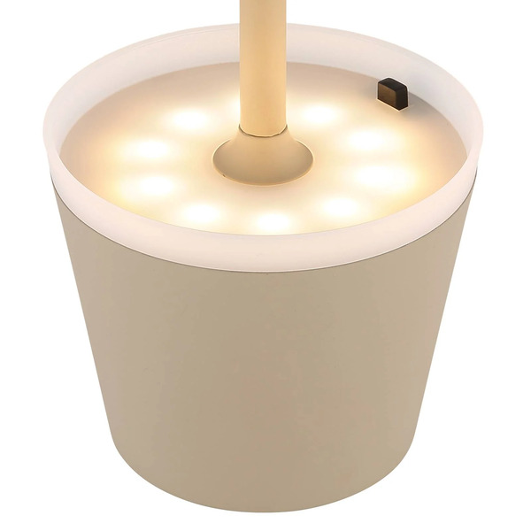  Globo Globo 36637s Solar Table Lamp, Ip44, Sand 