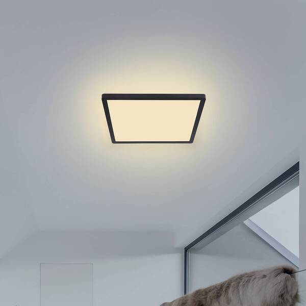  Globo Globo Sapana Led Ceiling Light, Angular, Dimmable, Black 
