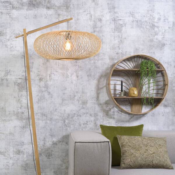  Good & Mojo Good & Mojo Arc Lamp Cango Large, Natural, Height 176 Cm 