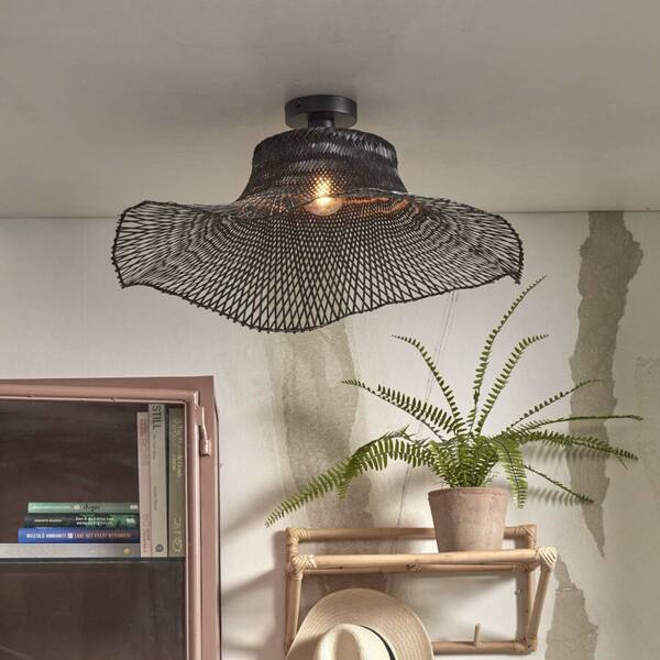 Good & Mojo Good & Mojo Ibiza Ceiling Lamp ø 65cm Black 