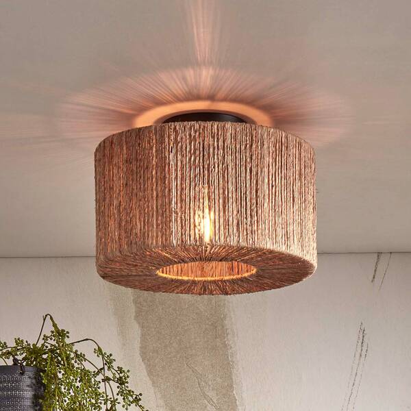  Good & Mojo Good & Mojo Iguazu Ceiling Light, ø 30 Cm, Natural 