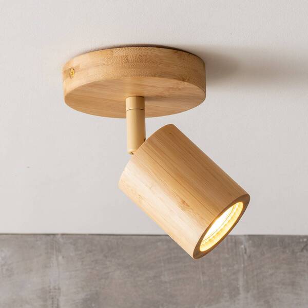  Good & Mojo Good & Mojo Java Ceiling Spotlight, 1-bulb, Natural, Bamboo 