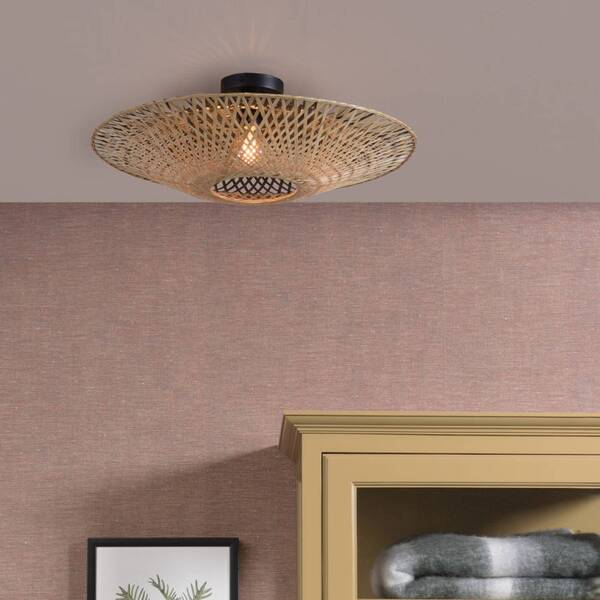  Good & Mojo Good & Mojo Kalimantan Ceiling Light Natural, ø 60cm 