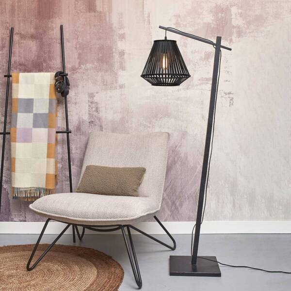  Good & Mojo Good & Mojo Merapi Floor Lamp, Black 