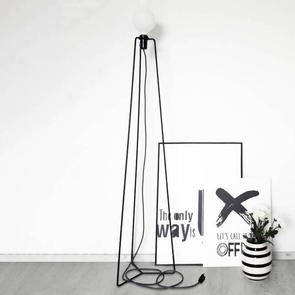  Grupa Grupa Model M3 Led Floor Lamp Black Cable Black 