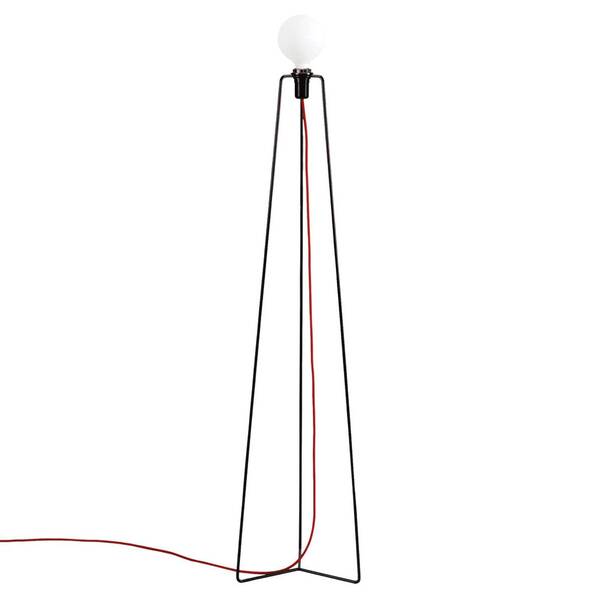  Grupa Grupa Model M3 Led Floor Lamp Black, Cable Red 
