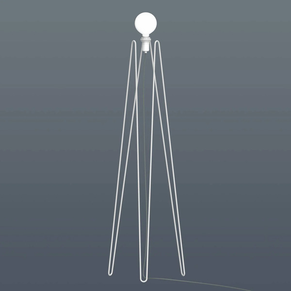  Grupa Grupa Model M2 Led Floor Lamp White, Black Cable 
