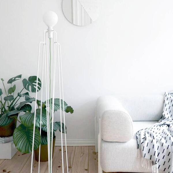  Grupa Grupa Model M1 Led Floor Lamp White Cable White 