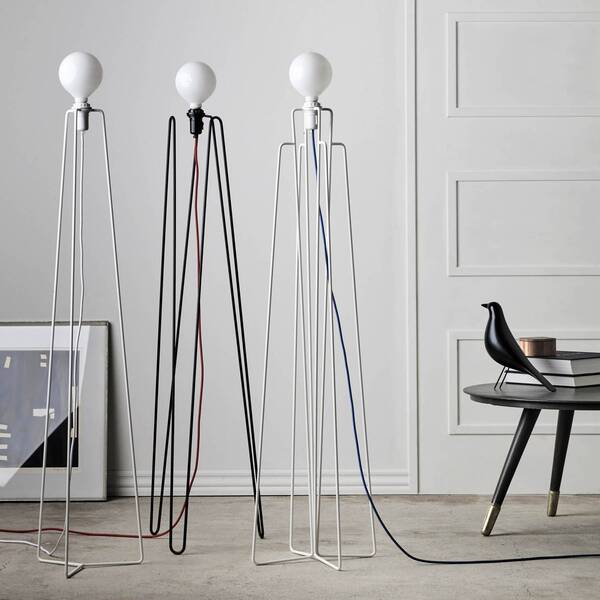  Grupa Grupa Model M3 Led Floor Lamp White, Cable White 