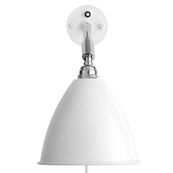  Gubi Gubi Bestlite Bl7 Wall Light, White/chrome, ø 16 Cm, E14 