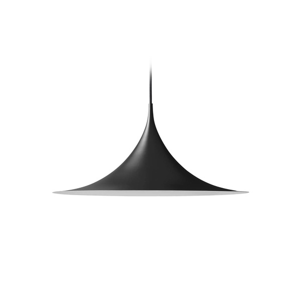  Gubi Gubi Semi Pendant Light, ø 90 Cm, Black 