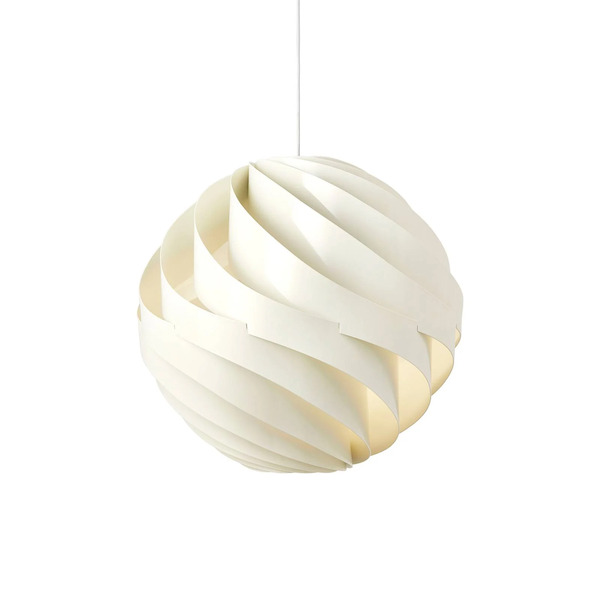  Gubi Gubi Turbo Pendant Light, Glossy Alabaster White, ø 62 Cm, 