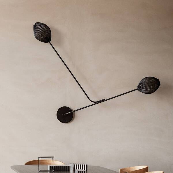  Gubi Gubi Wall Light Satellite 2-bulb Black 
