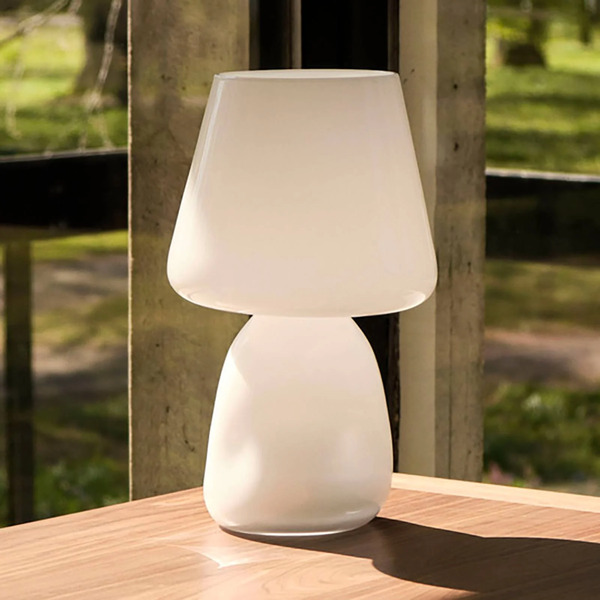  Hay Hay Apollo Glass Table Lamp, White 