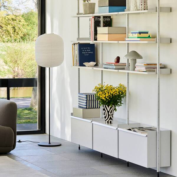 Hay Hay Common Floor, Oblong Lampshade, Black/terrazzo 