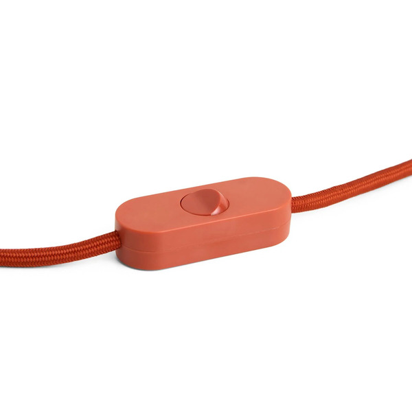  Hay Hay E27 Socket Common, Rust Red, Plug Cable 240 Cm 
