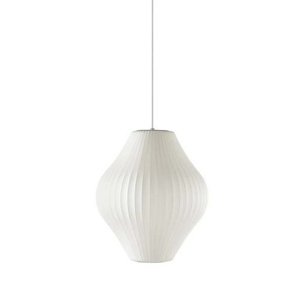  Hay Hay Nelson Pear Bubble Pendant M Off-white - Herman Miller 
