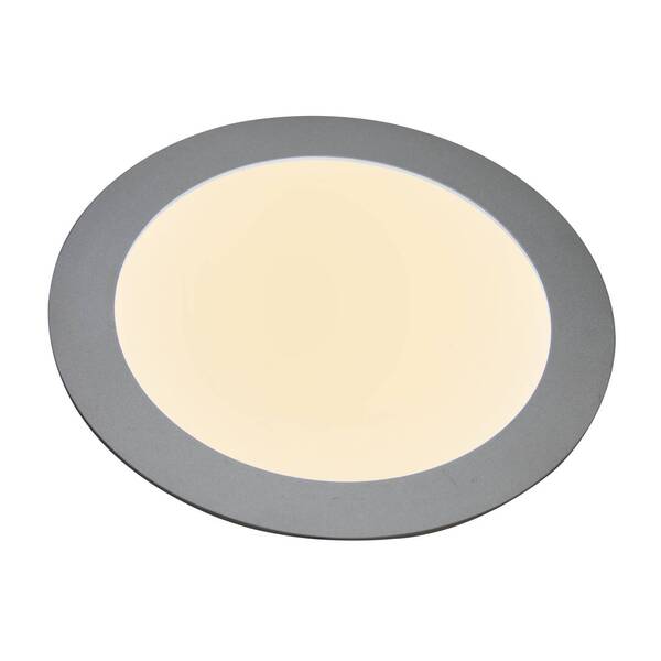  Heitronic Heitronic 27636 Recessed Led Panel, Flat, Round, 12 W 