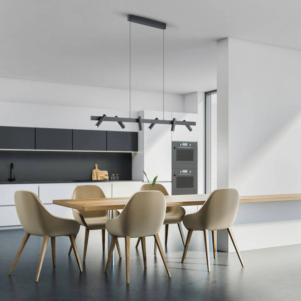  Helestra Helestra Coni Led Pendant Light 6 Spots Black 