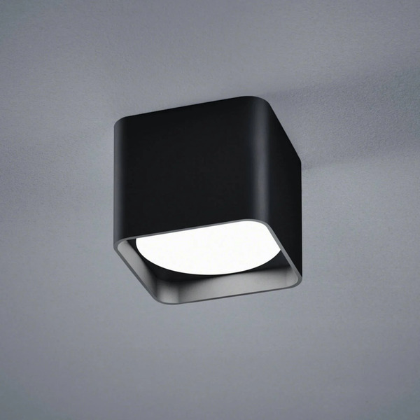  Helestra Helestra Dora Led Ceiling Light Angular Matt Black 