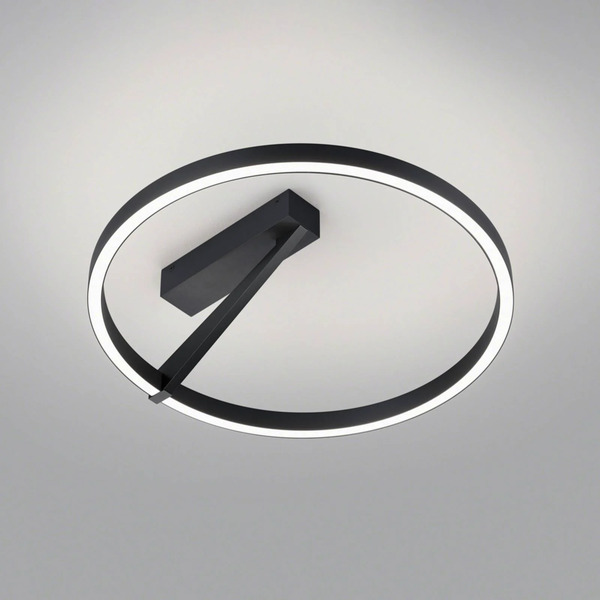  Helestra Helestra Elara Led Ceiling Lamp Up/down Dim Black 