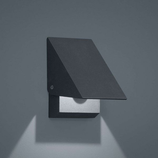 Helestra Helestra Free Led Outdoor Wall Lamp Graphite 