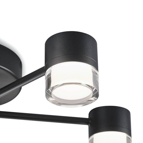  Helestra Helestra Kala Led Ceiling Light, Black, 11-bulb 