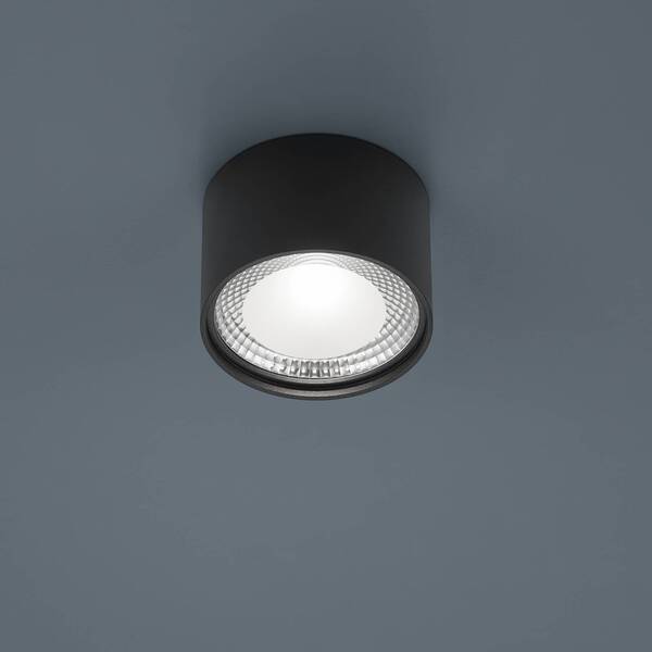  Helestra Helestra Kari Led Ceiling Light, Round Black 