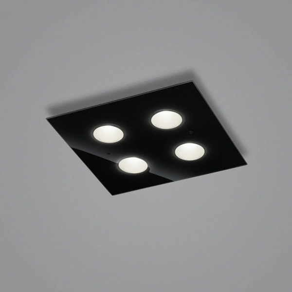  Helestra Helestra Nomi Led Ceiling Lamp 38x38cm Dim Black 